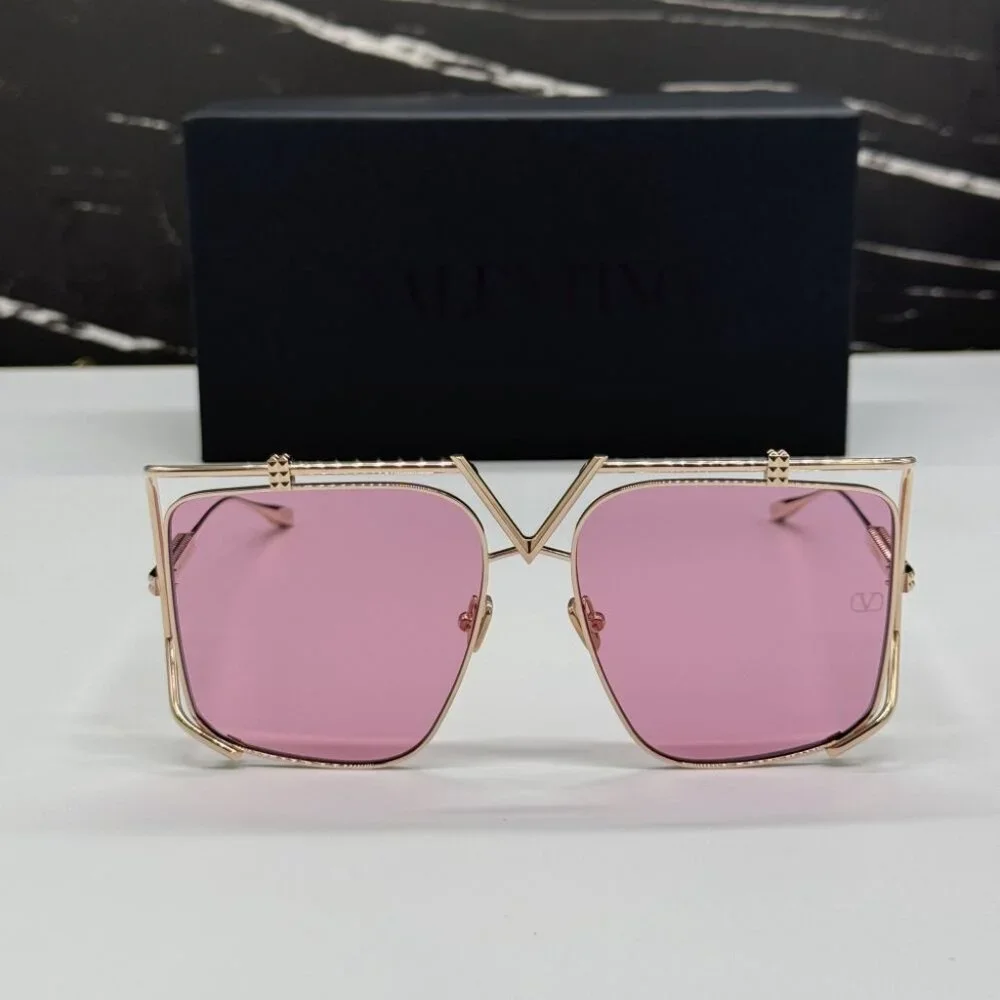 NEW VALENTINO V-LIGHT PINK WOMEN SUNGLASSES VALENTINO VLS-116C PINK